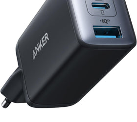 Anker 735 Laddare GaNPrime 65W 1x USB-A 2x USB-C strömadapter