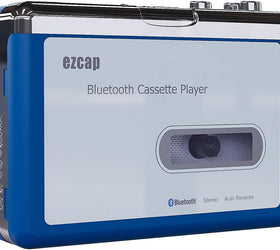 Ezcap Bluetooth Cassette Player, Walkman Tape Player with 3.5mm Jack Headphone and Speaker