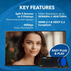 HDMI Splitter 2 in 2 Out, 4K@120Hz, Dolby Vision Pass-Through, HDCP 2.3, Auto EDID Management