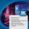 HDMI Splitter 2 in 2 Out, 4K@120Hz, Dolby Vision Pass-Through, HDCP 2.3, Auto EDID Management