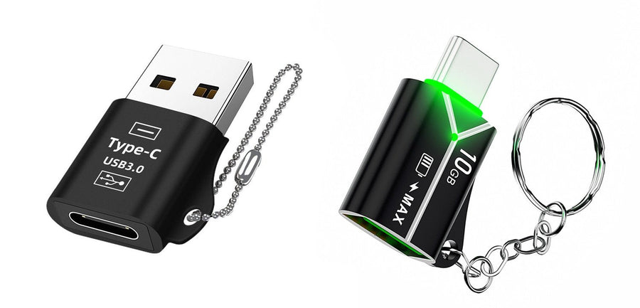 OTG USB adapterkit USB-C F to USB-A M and USB-C M to USB-A F