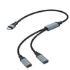 NÖRDIC USB Splitter USB-C till 2xUSB-C