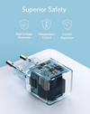 Anker PowerPort III Cube 20W strömadapter, USB-C, svart