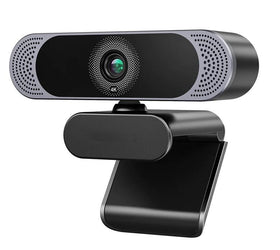 Webbkamera 4K30fps 8MP med Autofokus, Dubbel Mikrofon och Tripod