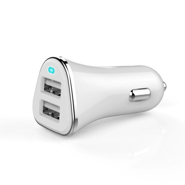 Snabb billaddare 2x2,4A portar USB A total 3,4A
