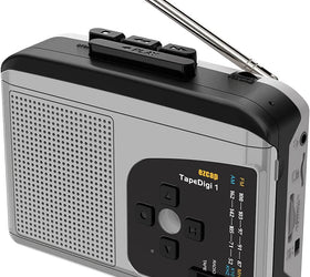 Ezcap kassett till MP3-omvandlare, digital kassettspelare konverterar band till MP3 till MicroSD kort ingen dator krävs