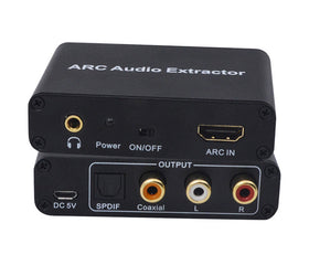 NÖRDIC HDMI ARC till RCA SPDIF Toslink Coaxial och stereo HDMI ARC Konvertare DAC