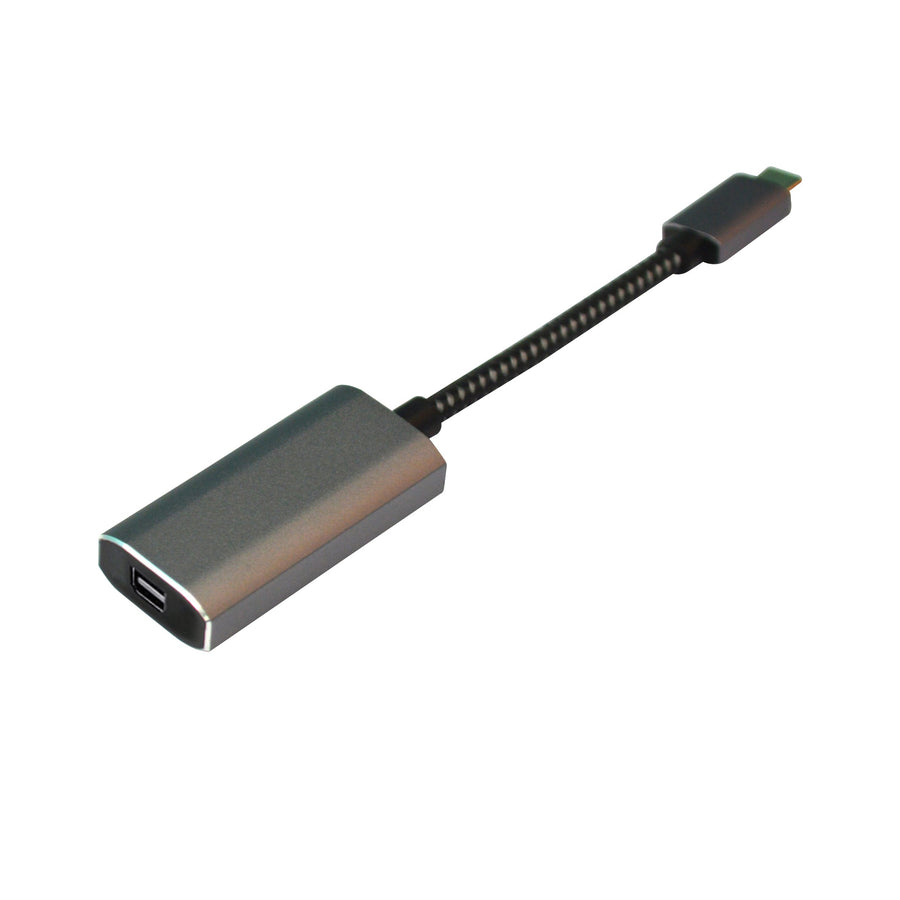 USB C till Mini Displayport adapter 4K i 60Hz 21.6Gbps Stöd för 3D och HDCP 1.4 och 2.2 10cm Aluminium Space Grey