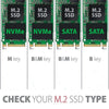 Maiwo K3016P dockingstation för hårddiskkloning of NVMe SSD 1:1 USB3.2 Gen2 10Gbps M-Key och B+M Key