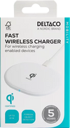 Wireless charger, 10 W, USB-C, Qi certified, white