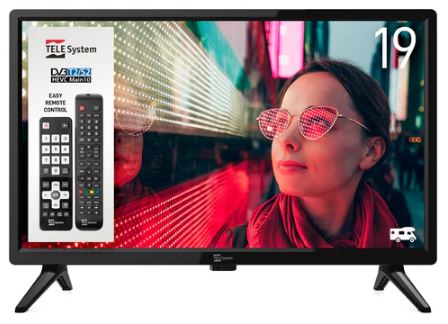 Full HD TV 19 tum 12V DC 100-240V för båt husvagn husbil DVB-T2 DVB-S2 VESA 100x100 PALCO 19LS13