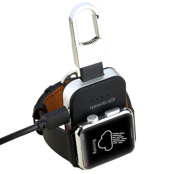 TerraTec 324188 ChargeAIR Key Apple Watch powerbank laddningsstation. Kompatibel med Apple Watch Series 6, SE -2020