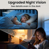 4K Övervakningskamera 5GHz WiFi Mini-kamera, Nattseende, Rörelsesensor, Lång batteritid, Fjärrvisning