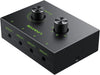 NÖRDIC 3,5mm Stereo Switch 4-portar med volymknapp