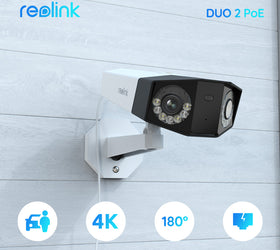 Reolink DUO 2 PoE, 180° synvinkel, nätverkskamera