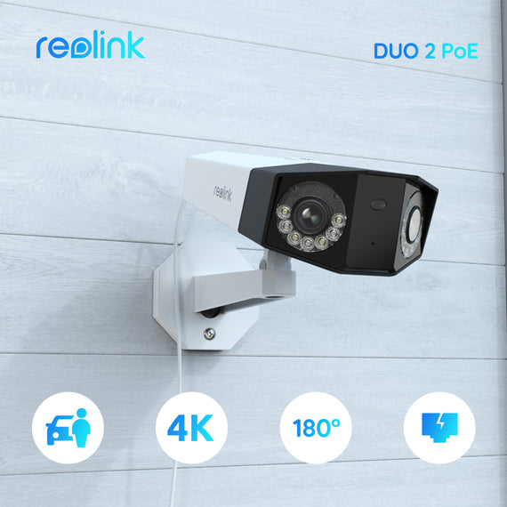 Reolink DUO 2 PoE, 180° synvinkel, nätverkskamera