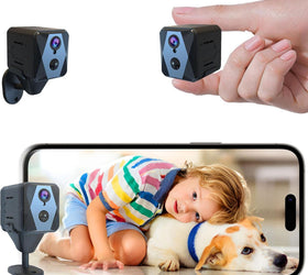 5GHz WiFi Mini-Kamera, 4K Trådlös Inomhus Övervakningskamera