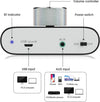Bluetooth 5.0 Stereo amplifier digital Audio Class D förstärkare 2x50W AUX/USB/BT Svart