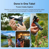 APEXEL 10X Tele-Macro Pro Dual Lens 2-i-1, portabelt telefoto- och makroobjektiv med clip-fäste för smartphones