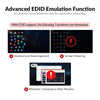 AV Access iDock P10 Dockningsstation och KVM-switch 2 till 2, Dual Monitor för Laptop & Desktop, 65W laddning för laptop, Ethernet, EDID, 4K@60Hz, 4xUSB-A, 1xUSB-C, Ljud, SD