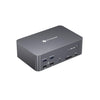 AV Access iDock D23i Dockningsstation och KVM-switch 2 till 3, Triple Monitor för 2st Desktop-PCs, 8K@60Hz, 5xUSB-A, 1xUSB-C, 1G Ethernet, Ljud, SD