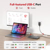 AV Access iDock B30 Dockningsstation och KVM-switch 3 till 2, Dual 4K Monitor för laptop + 2st Desktop-PCs, 4K@60Hz, 5xUSB-A, 1G Ethernet, 65W laddning för laptop, Ljud/Mikrofon, EDID