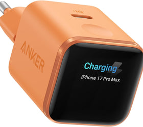 Anker Nano 45W Smart Display USB-C-laddare 45W, Orange