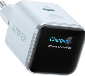 Anker Nano 45W Smart Display USB-C-laddare 45W, vit
