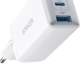 Anker Nano 65W USB-C laddare, 3-portars PPS-snabbladdare, iPad-laddare
