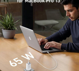 Anker Nano 65W USB-C laddare, 3-portars PPS-snabbladdare, iPad-laddare