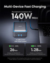 Anker Prime Thunderbolt 5-dockningsstation, 8K@60Hz/6K/4K, 120Gbps, 14 portar + 140W laddning för Thunderbolt 5/4-laptops