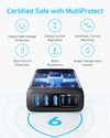 Anker USB-C och USB-A-laddare, 112W Max 6-portars laddningsstation
