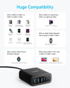Anker USB-C och USB-A-laddare, 112W Max 6-portars laddningsstation