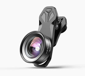 Apexel Mobile Phone Lens 2 In 1 Lens Kit 120° Wide-angle 10X Macro Lens