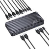 AV Access iDock M10 USB-C KVM-Switch Dockningsstation 2 till 2 för MacBook, Dual 4K HDMI Monitorer, 1x Laptop + 1x PC, 100W Laddning
