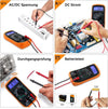 Digital Multimeter Voltmeter Battery Tester Voltage Tester Continuity Tester Ohm Volt Ampere Meter AC/DC Voltage Current Resistance Diode Transistor