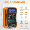 Digital Multimeter Voltmeter Battery Tester Voltage Tester Continuity Tester Ohm Volt Ampere Meter AC/DC Voltage Current Resistance Diode Transistor