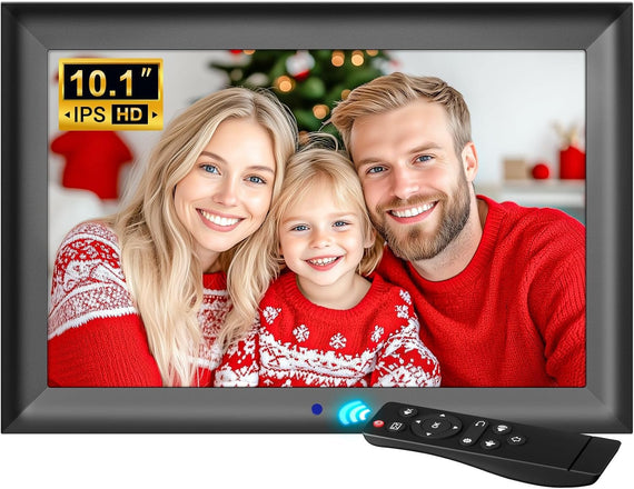 NÖRDIC Digital Fotoram 10.1 Tum 1280 x 800 IPS utan WiFi med Fjärrkontroll Stödjer USB eller SD-kort