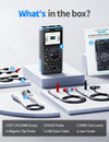 FNIRSI DST-210 Handheld Oscilloscope 10MHz Bandwidth, 19999 Counts, Digital Oscilloscope Multimeter DDS Generator 3IN1, 48MS/s Sampling Rate