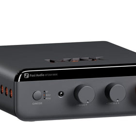 Fosi Audio BT20A MAX Stereo Power Amplifier, 300W x 2 Hi-Fi Audio Amp with PFFB Technology, LDAC Bluetooth 6.0 +Fosi Audio 2RCA to 2RCA Cable 0.9Ft