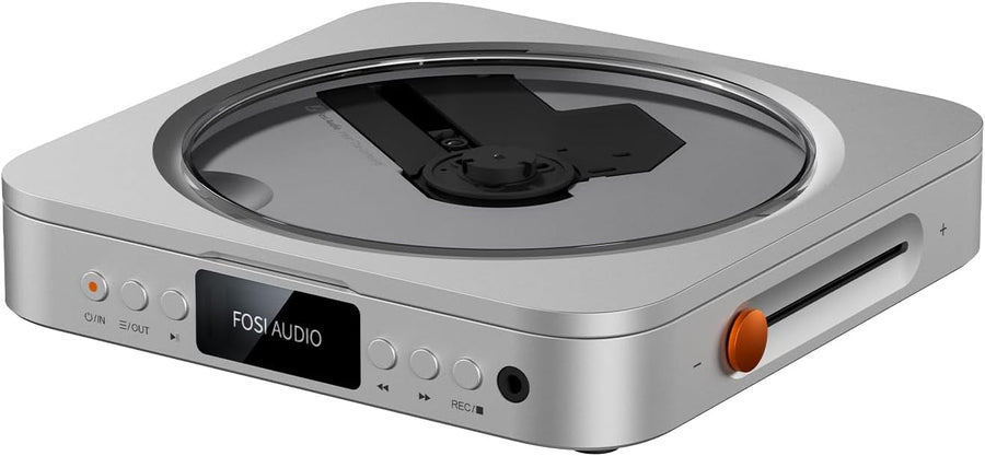 Fosi Audio Merak CD-spelare Bärbar HiFi CD-spelare för hem och skrivbord med USB CD-rippning