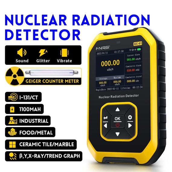 Geiger Counter Nuclear Radiation Detector - Radiation Dosimeter with LCD Display