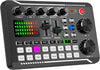Live Sound Card ljudmixer, podcast-ljudinterface med DJ-mixereffekter för PS4, PS5, karaoke, TikTok, YouTube, livestreaming, inspelning och gaming