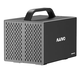 Maiwo K35274A Quad Bay 3,5" SATA HDD-kabinett USB-C Gen2 10G Windows 10/11 MacOS