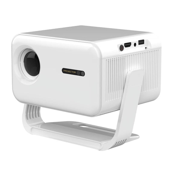 NÖRDIC 1080P Projektor Certifierad för Netflix, Prime Video, Disney+ och YouTube, 300 ANSI lumen, 2.4/5G WiFi 6-stöd för iOS/Android