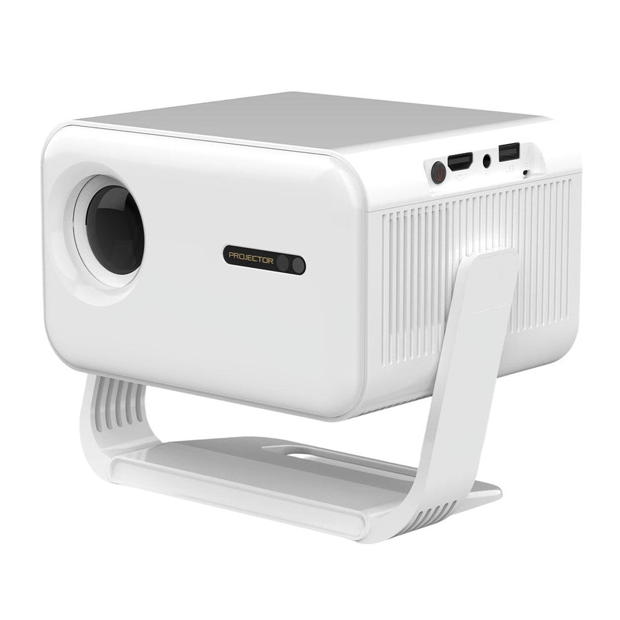 NÖRDIC 1080P Projektor Certifierad för Netflix, Prime Video, Disney+ och YouTube, 300 ANSI lumen, 2.4/5G WiFi 6-stöd för iOS/Android