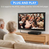 NÖRDIC RCA till HDMI-omvandlare 1080P 16:9/4:3 för VCR, VHS och DVD-spelare, Mini Composite CVBS ljud- och videoadapter med stöd för PAL och NTSC