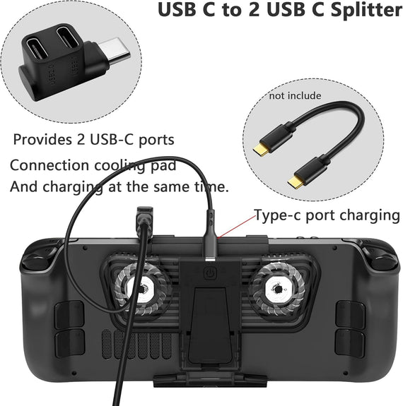 NÖRDIC USB-C 3.0 Hane till Hona Adapter för Data och Laddning 10Gbps