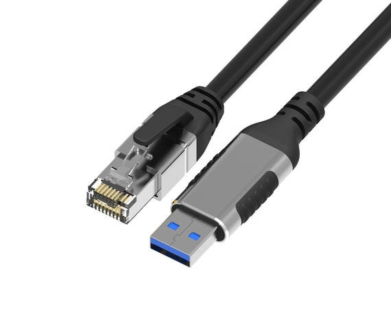 10m USB-A 3.1 till RJ45 1Gbps LAN Windows, MacOS, Linux, ChromeOS