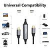 NÖRDIC 10m Aktiv USB 3.0 C till C-kabel, 5Gbps Super Speed USB-kabel